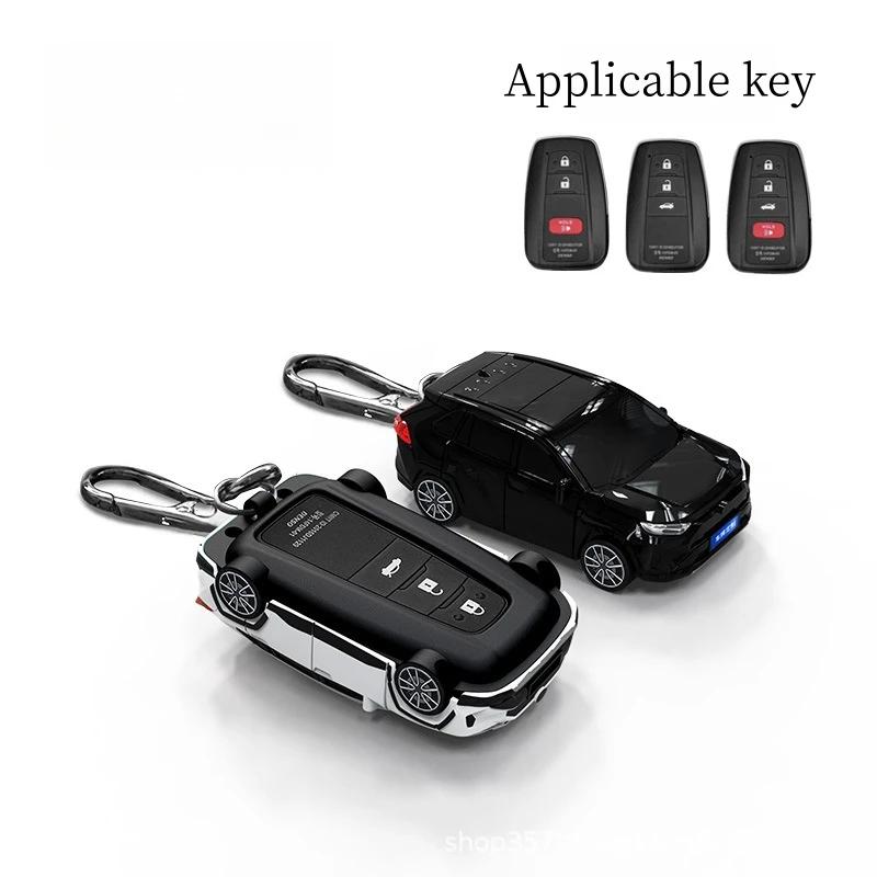 Toyota RAV4-Class Key Holder, Model Key Protector, Personalized Gift Car Key Holder,  with Buckle Accessory