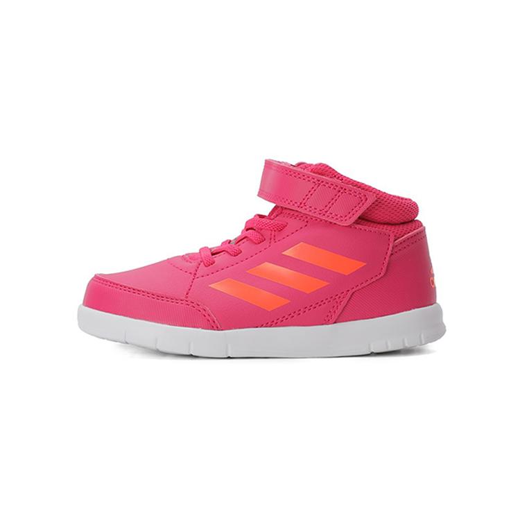 Adidas Altasport Mid I Abrasion Resistant Mid top Toddler Shoes Pink Infant And Toddler G27128 25.5