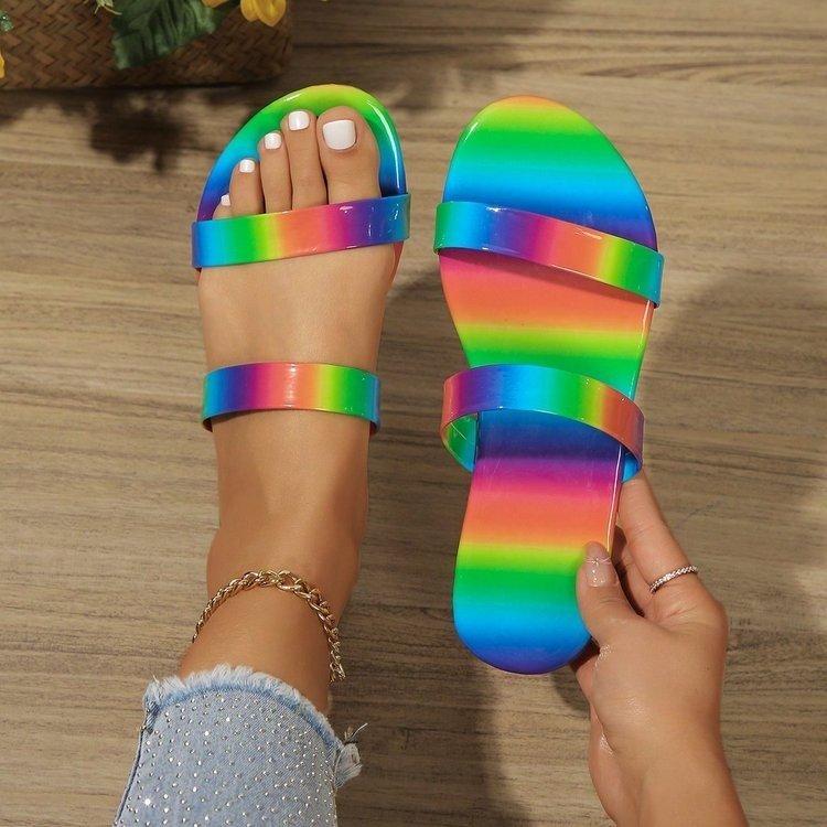 Fashion Flats Women Slippers Summer Fashion Shoes Dress Cozy Sandals Casual Walking Woman Flip Flops 2025 New Trend Brand Female Zapatos