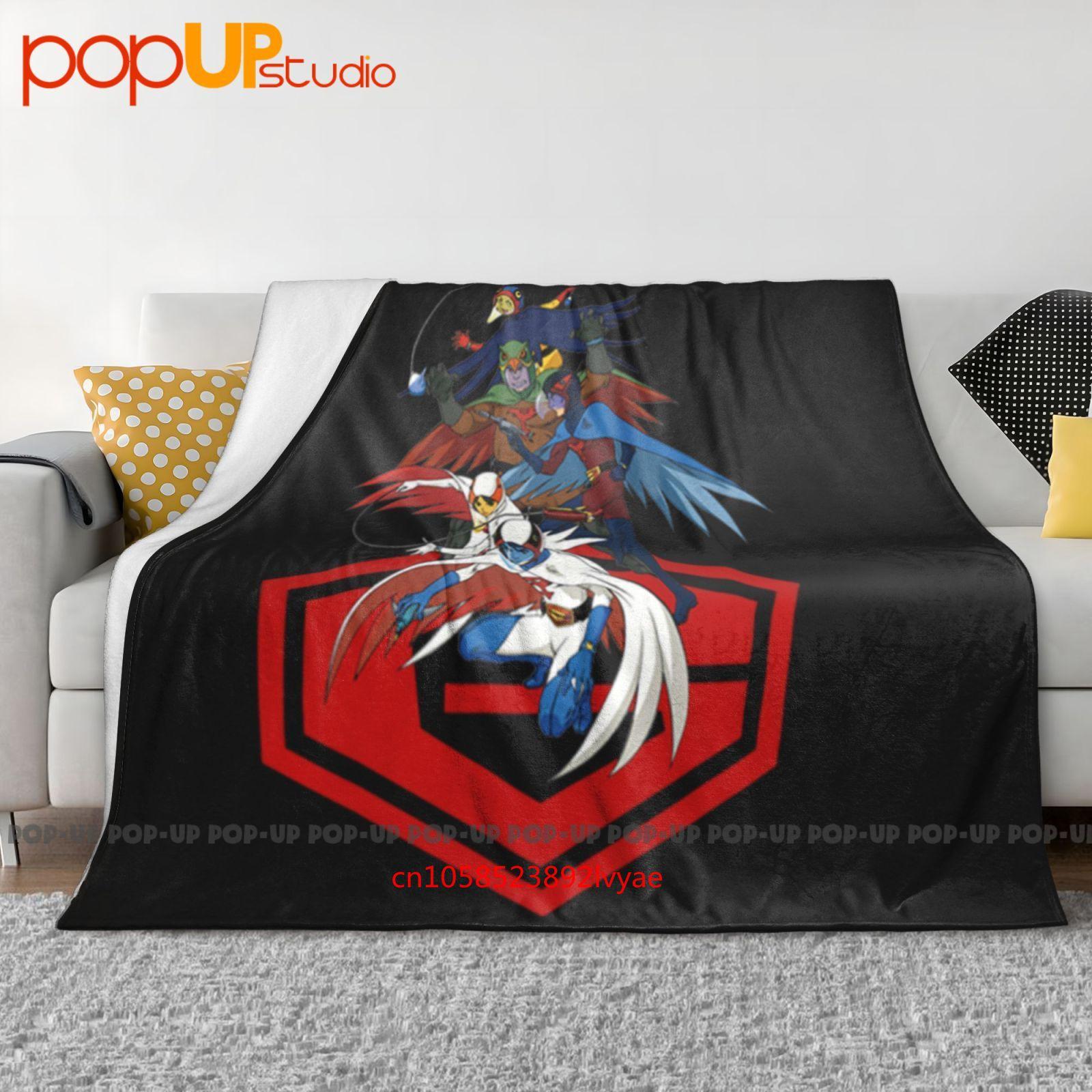 Gatchaman, Anime, G-Force, Insight, Crowds Ultra-Soft Blanket Quilt Winter Sofa Cover Bed Covers Size: 75*100cm, Weight: 230 GSM