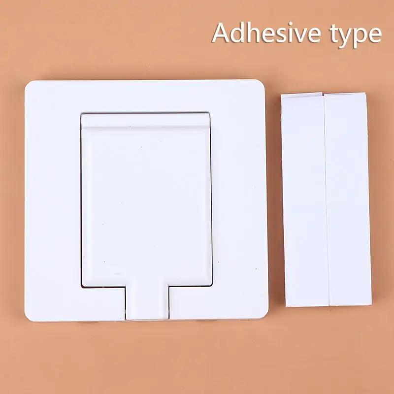 1 шт. Панель с отверстием для вывода кабеля, Декоративная панель типа 86, Заглушка для отверстия, Декоративная панель, Крепление на винт/Клейкая для закрытия неэстетичных деталей