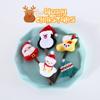 5Pcs Katze Kauen Spielzeug Schöne Santa Schnee Puppe Pinguin Glück Tasche Zähne Reinigung