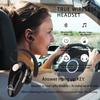 Bluetooth Headset, V5.0 Ultralight Wireless Headphone Cell Phone Earpiece with Mic Headsetcase,Volume Control, Handsfree Earbud,Compatible with