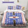 Abstract art Pattern Bedding Quilt Set Quilt Cover Pillowcase Home Decoration Gift (1 * duvet cover + 2 * pillowcase, without core)