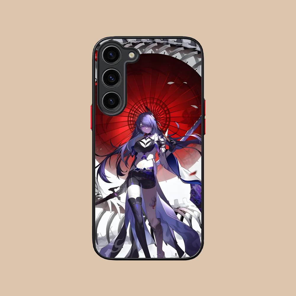 HSR Acheron Silicone Mobile Phone Case for Samsung Galaxy S26 S25 S24 S23 S22 S21 Plus FE Ultra Colorful Cover