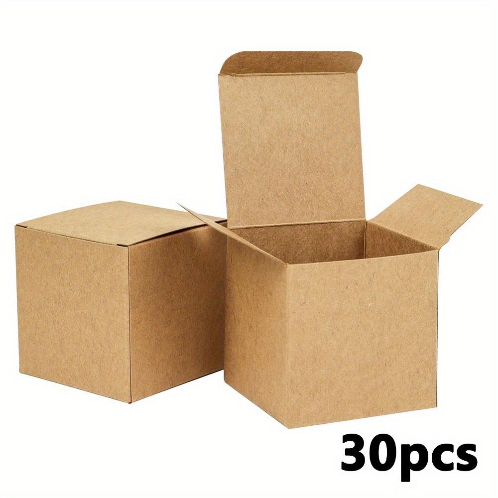 

30 шт. черных подарочных коробок с крышками, черные мини-подарочные коробки, идеально подходящие для хранения ювелирных изделий, конфет и небольших угощений, которые можно декорировать 30pcs хаки