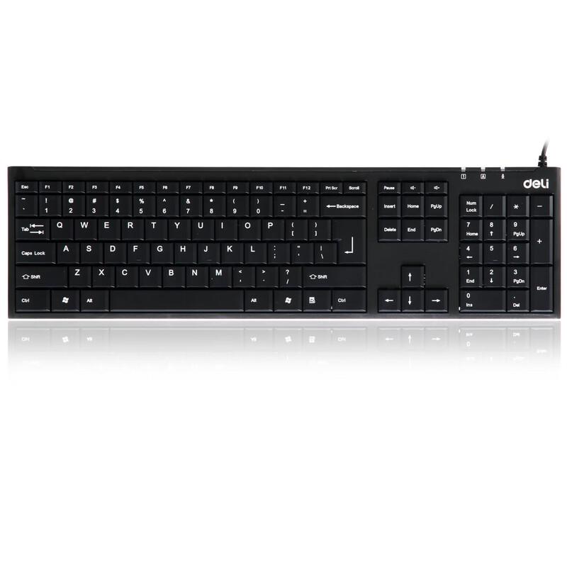 Deli 3711 Wired Office Keyboard and Mouse Combo