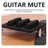 Soft Silicone Guitar Mute Pad Reusable Noise Reduction Tool Guitar String Muffler  Studio Practice
