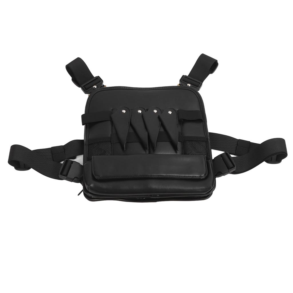 Hair Stylist Waist Bag PU Large Capacity Multifunctional Salon Pouch Barber Pouch Hairdressing Tool Bag