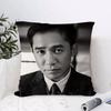 Tony Leung Chiuwai Cushion Cover  Piece Short Plush Pillowcase Soft and Washable Mostly Used for Sofa Car
