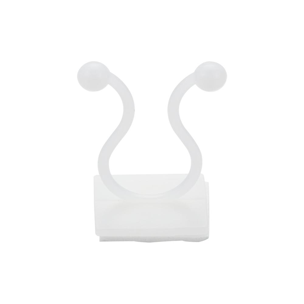 10/50PCS Invisible Climbing Wall Sticky Hook Plant Clip Wall Vines Rattan Clamp Greenhouse Bracket