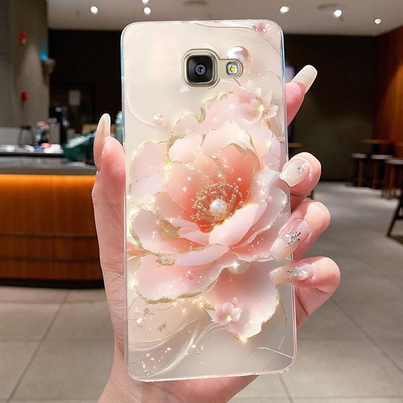 For Samsung Galaxy A5 2016 2017 Case Flowers Cover Soft Silicone Phone Case For Samsung A5 2017 2016 A510F A520F Fundas Bumper