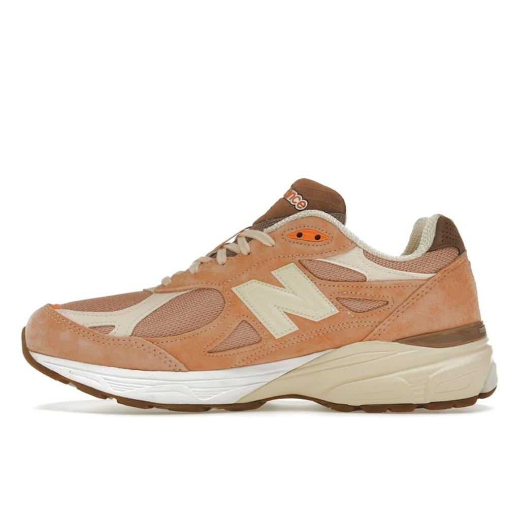 New Balance Size? X 990v3 Made In USA Keepin It Running Unisex Sneakers Pink Orange Cream M990SZ3
