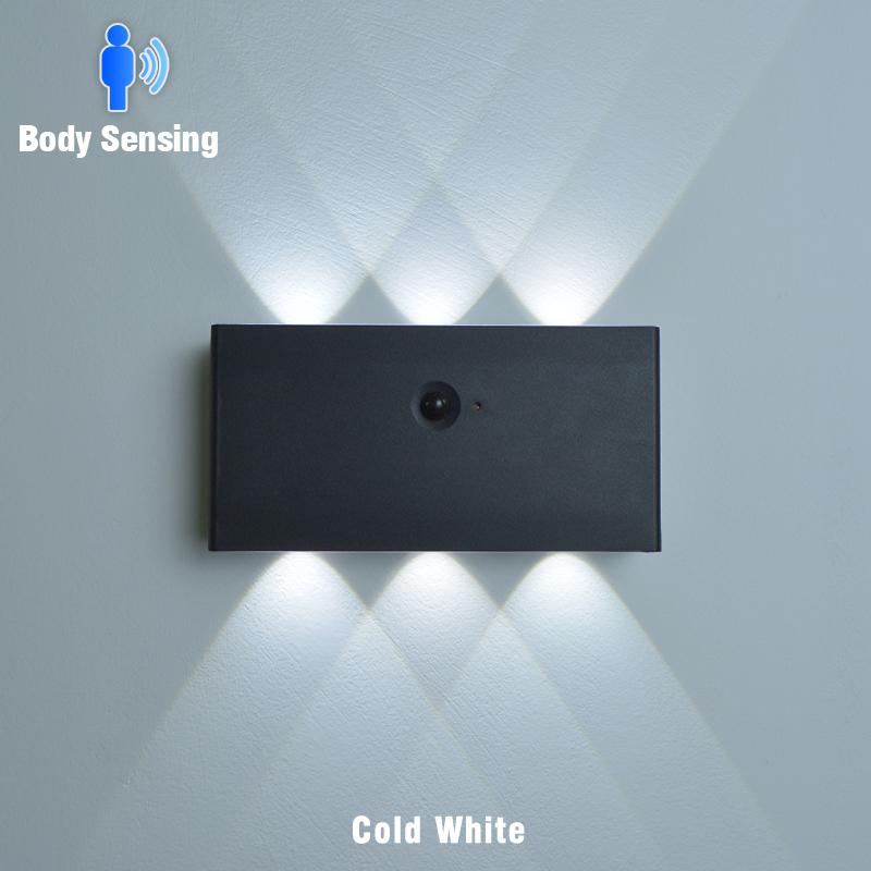 

Светодиодный настенный светильник с датчиком движения, перезаряжаемые настенные светильники, аккумулятор 5200 мАч, внутреннее освещение для домашнего декора спальни, высокая яркость, декор