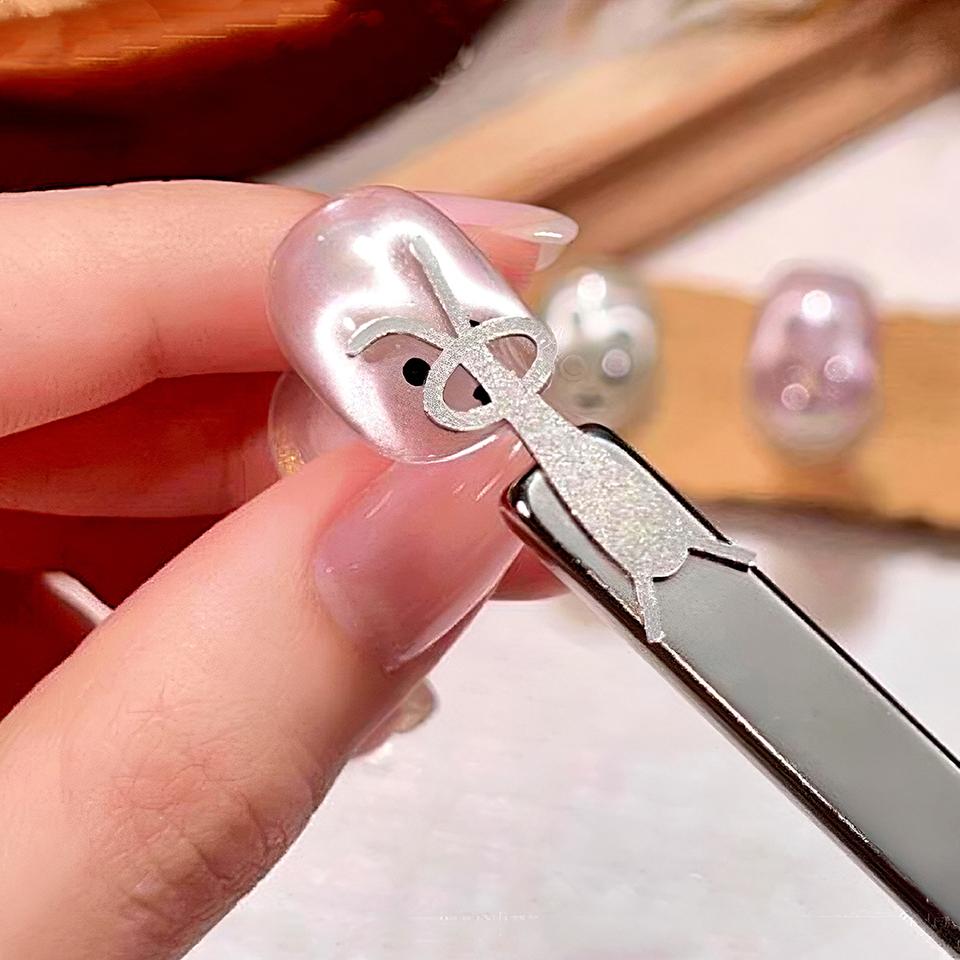 4pcs Rabbit Bear Cat Eye Magnet Stick Set Nail Art Tools Small Iron Piece Magnet Stick For Magnetic Polish Effects Nail