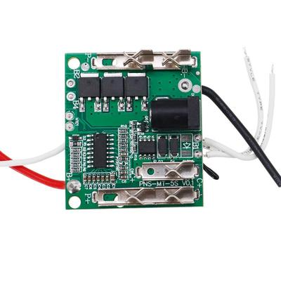 5S 18V 21V 20A Batterieladeschutzplatine BMS-Modul für Elektrowerkzeuge