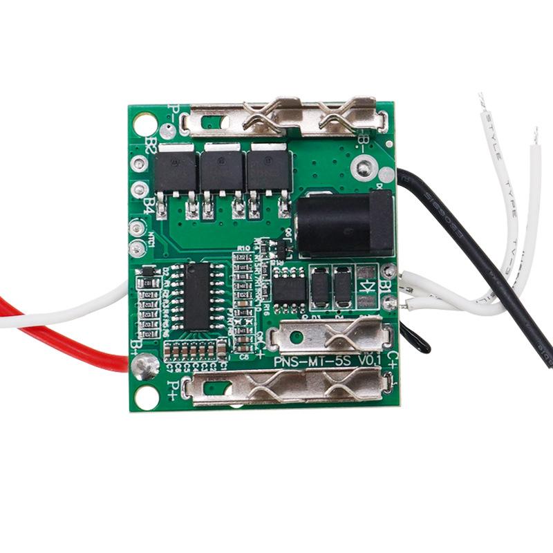 Panneau de Protection de charge de batterie 5s 18V 21V 20a, Module BMS pour outils électriques