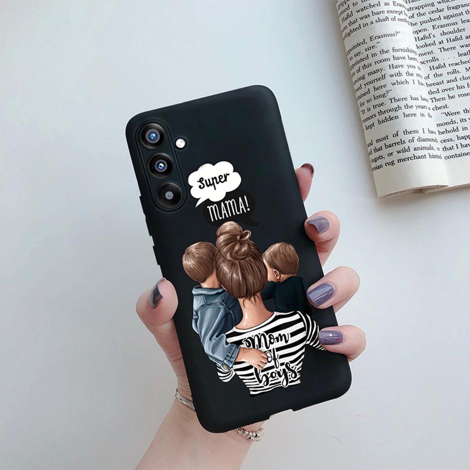 Cover Case For Samsung A34 5G Phone Shell On Samsung Galaxy A54 5G Back Cover Girl Silicone Soft Casing Shockproof Bumper Fundas