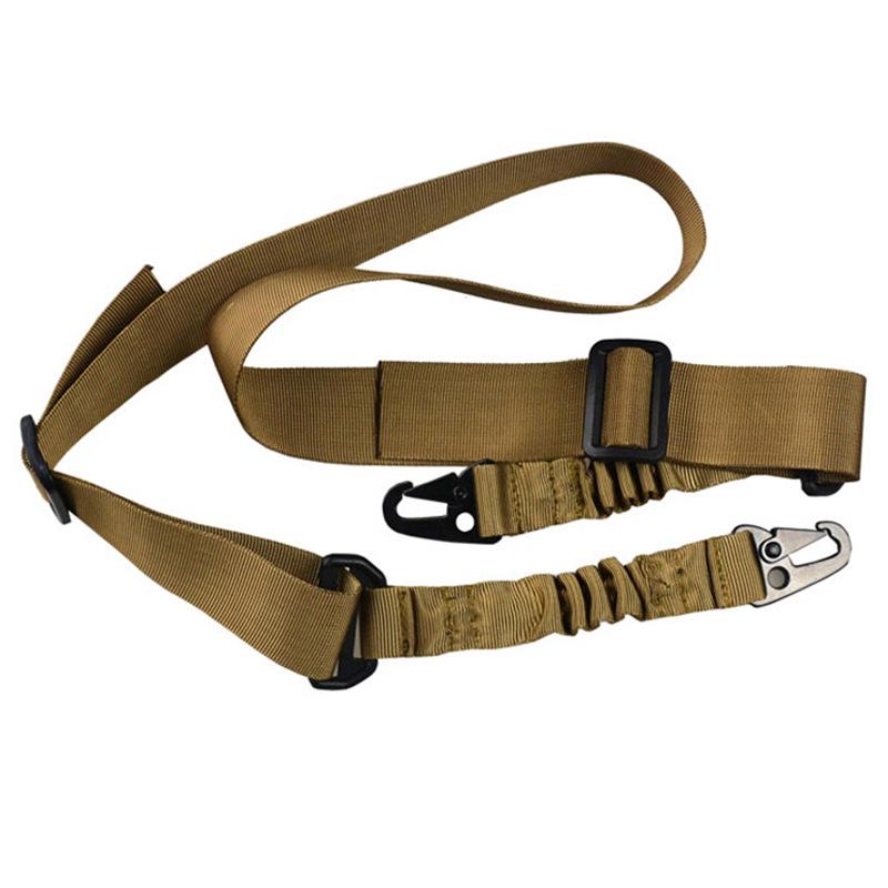 Multifunctional Double Point Military Belt and Lanyard Rope - Black