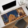 Süßes Capybara Cartoon Mauspade Rutschfeste Gummi Gamer Balance Computer Matte Decoracion Schreibtischmatte Laptop Büro Groß