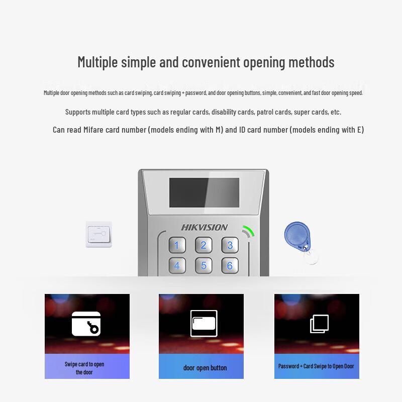 Hikvision Network IC Card Access Control & Attendance Terminal with Screen