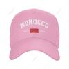Unisex Baseball Cap Morocco EST Independence Day Wild Sun Shade Peaked Adjustable Outdoor Caps for Unisex Women