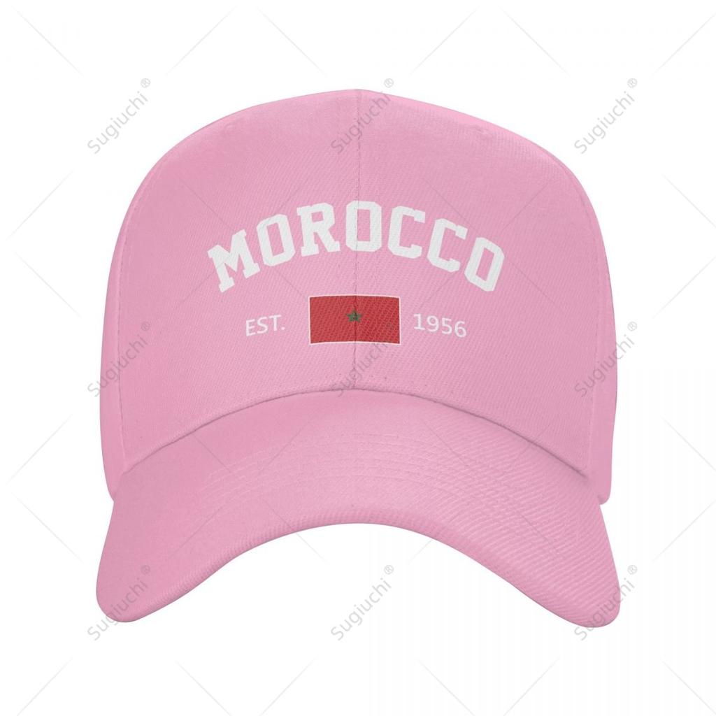 Unisex Baseball Cap Morocco EST Independence Day Wild Sun Shade Peaked Adjustable Outdoor Caps for Unisex Women