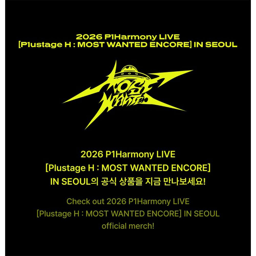 [pre-order] RANDOM TRADING PHOTO CARD SET 2026 P1Harmony LIVE P1ustage H : MOST WANTED ENCORE IN SEOUL OFFICIAL MERCH