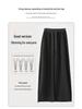Women's High Waist Gray Striped Wide-Leg Pants - Early Spring 2026 Casual, Slimming, Relaxed Fit