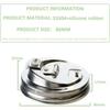 Fresh Stainless Steel 2PCS Mason Jar Drinking Lids, Wide Mouth Sip Lid, Anti-Cracking Leak-Proof Seal Flip Cap