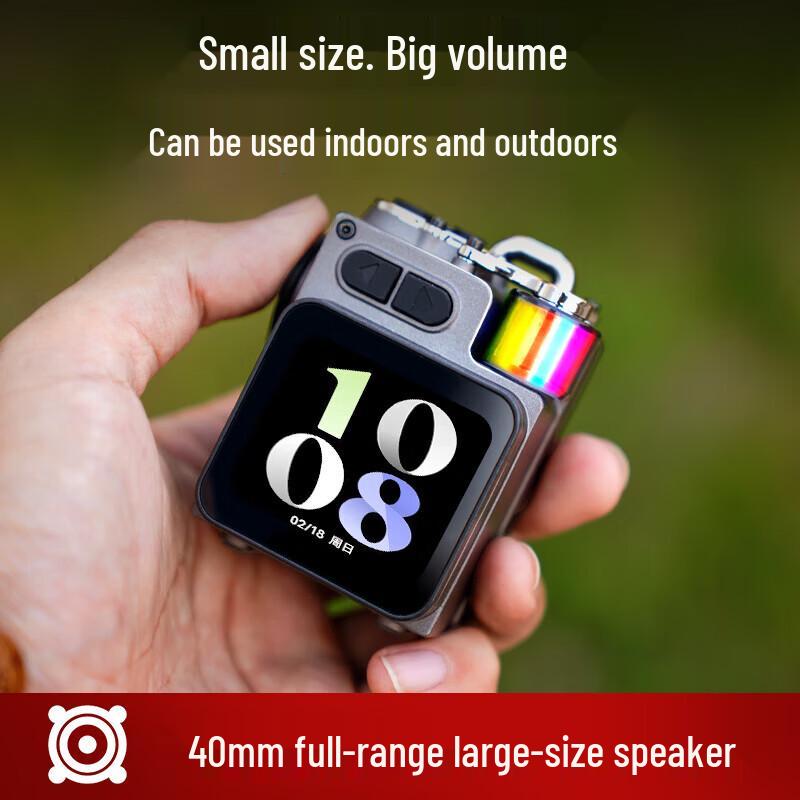 Newmine K15 Portable Bluetooth Speaker with Lyric Display CN plug (adapter included)