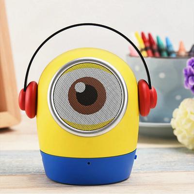 Kinder Mini Bluetooth-kompatibler Lautsprecher Drahtloser tragbarer Bluetooth V3.0 Lautsprecher mit TF-Karte