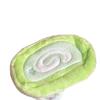 Cute Melon Swiss Roll Plush Coin Purse & Makeup Bag – Large Capacity Stationery Storage for Students, Ins Style