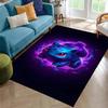 Pokémon Rectangle Rug Stunning Anime Battle & Fantasy Scenes Carpet Featuring Mewtwo Gengar Charizard Ideal for Game Ro