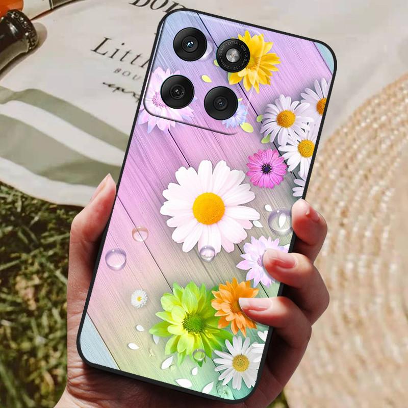 Etui do Motorola Edge 70 5G Modne Czarne Silikonowe Miękkie TPU Etui na Telefon do Motorola Moto X70 Air 5G 2025 Pokrowiec Tylny Etui Funda
