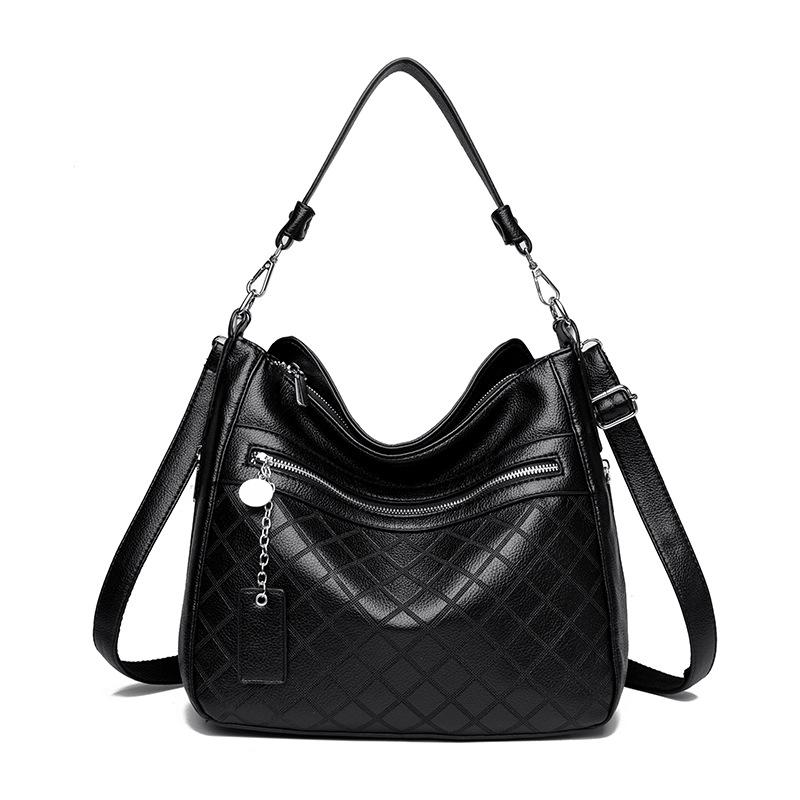 

High-end, Light Luxury Bag, Mom s Bag, Commuting Hand Bag, Shoulder Crossbody Bag чёрный