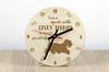 Cesky Terrier, Czech Terrier, Bohemian Terrier - Clock with Dog, Wooden Clock with Engraving, Personalised Clock by Art-Dog
