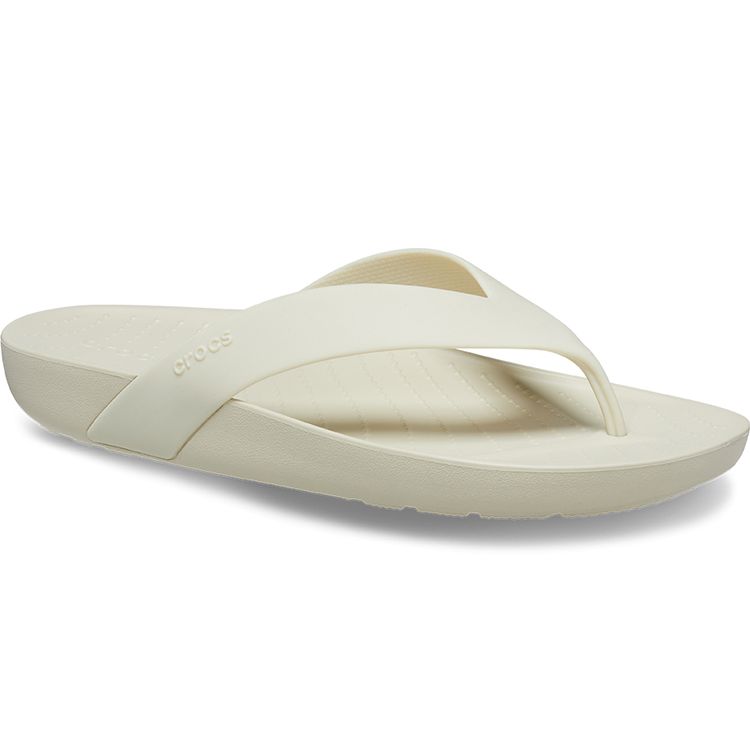 Crocs Casual Breathable Sports Slippers Women Slippers Bone-White 208218-2Y2