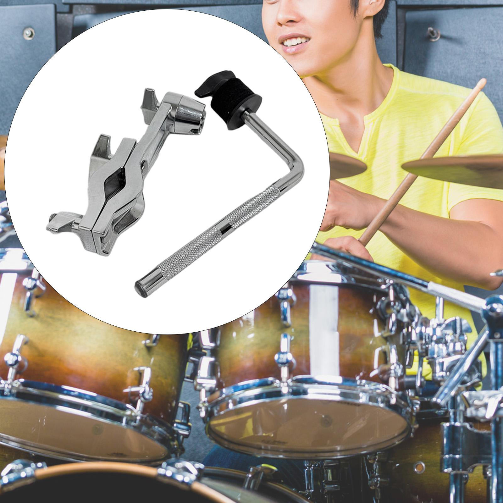 

Cymbal Arm Holder Extension Mount Clamp Metal Thickened Adjustable Angle Versatile Portable