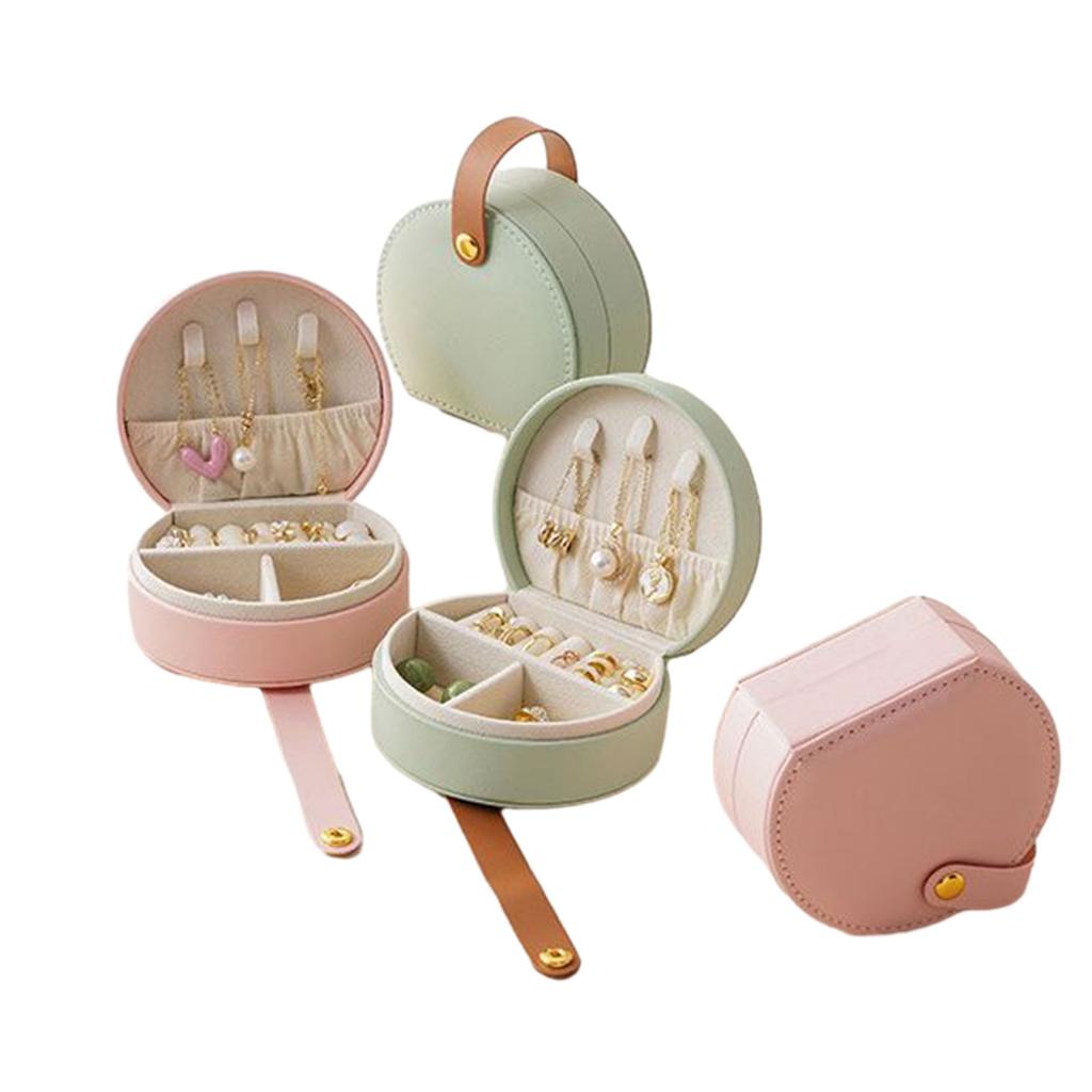 Compact Jewelry Storage Box Versatile Mini Jewelry Organizer Box Portable Display Stand Box Earring Holder Packaging