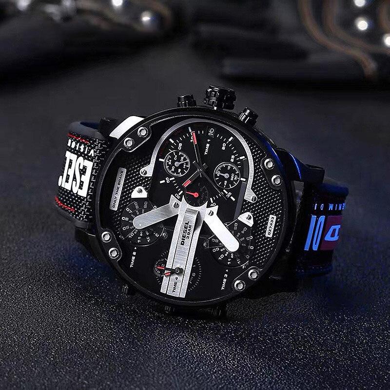 Diesel Armor Series Watch Quartz Movement Nylon Strap Black Dial Men watches DZ7433
