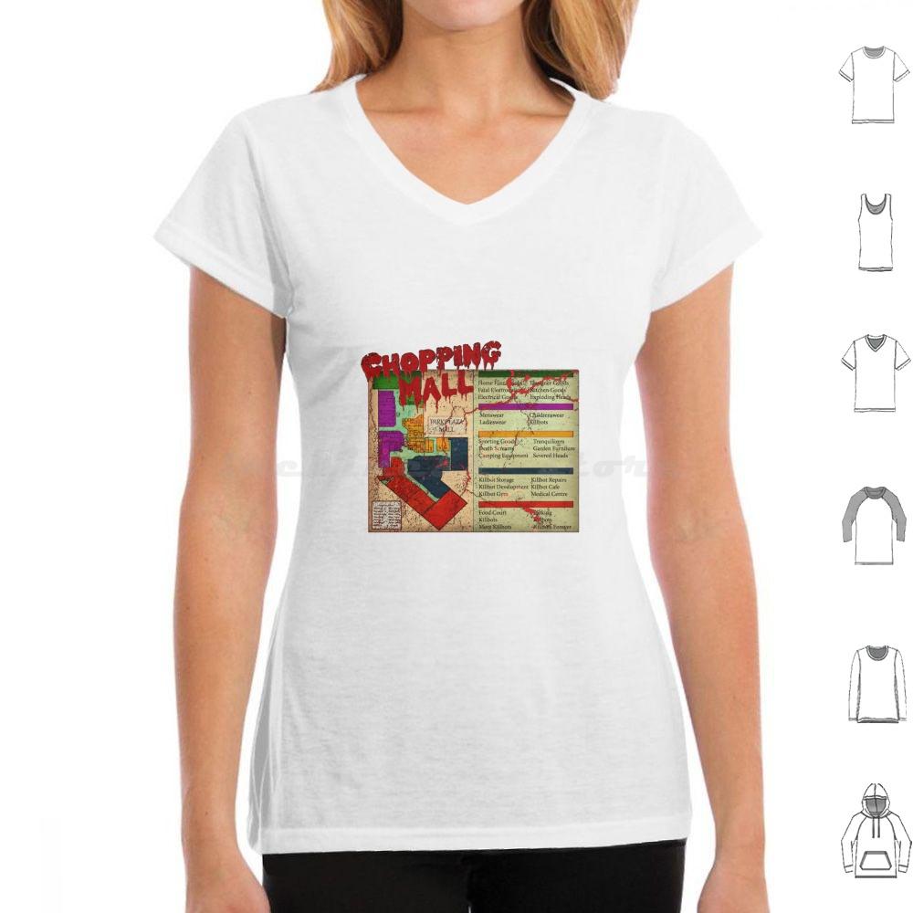 

Chopping Mall V2 Horror Movie T Shirt Cotton Men Women DIY Print Chopping Mall Slasher Horror 80s Cult Movie Movies Vhs 4XL