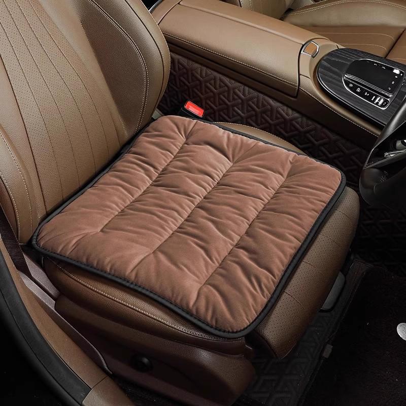 All-Season Universal Car Seat Cushion Set: Single Piece, Winter-Ready, Three-Piece Front & Rear Bench Pad.