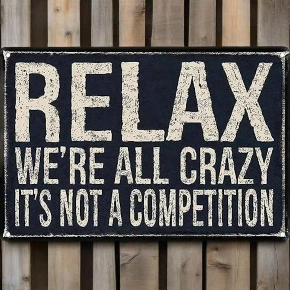 Vintage Metal Wall Art Decor Zen Attractive Durable Living Room Poster