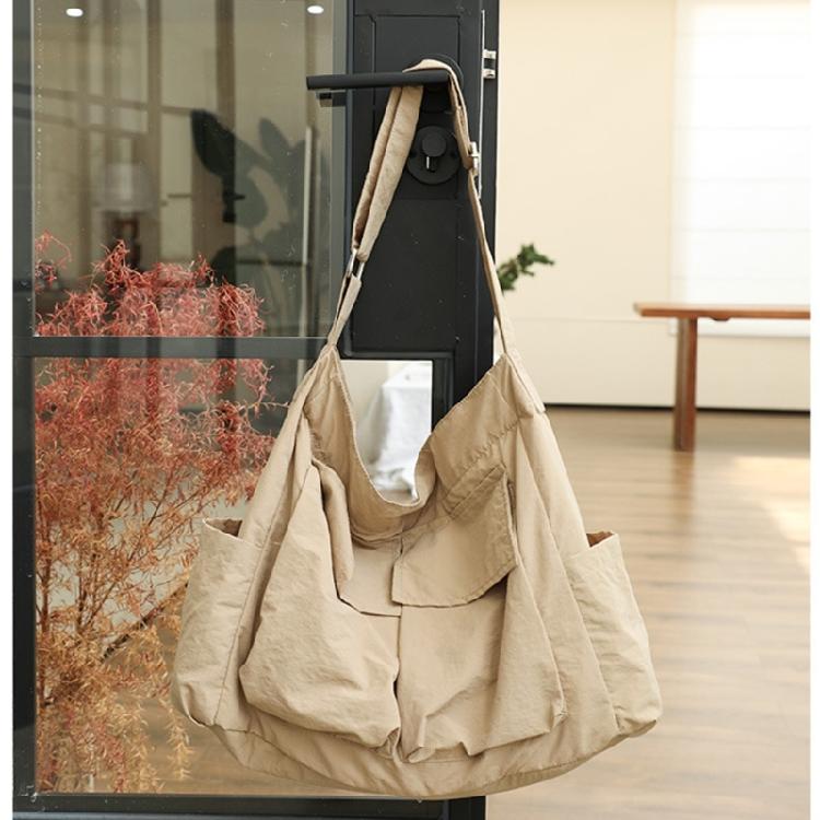 Multifunctional Nylon Crossbody Bag School Shopping Bags for Various Occasions