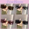 New Fashion Female Square Rimless Sunglasses With Uv400 Protection For Travel And Parties