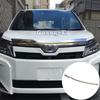 Sticker Front Engine Machine Grille Grill Racing Hood Lid Trim For Toyota Noah Voxy 80 Series 2015 2016 2017 2018