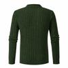 Men's Thick Knit Zip-Up Sweater, Casual Zip Cardigan for Fall and Winter Everyday Wear