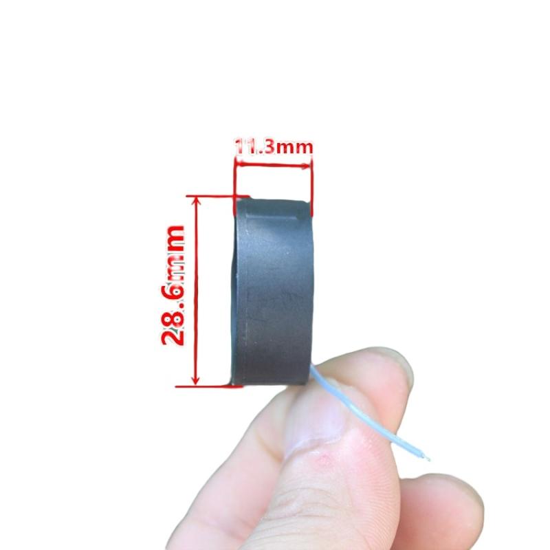 LED Lens Cooling Fan Car DIY Accessories; 10PCS, DC6-12V, 40mA; Circular Diameter 29mm