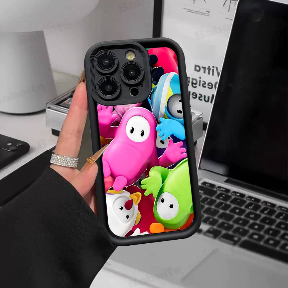 F-Fall G-Guys Party Game Silicone Phone Case For IPhone 17 Pro Max 16 15 14 13 12 11 Plus 17 Air